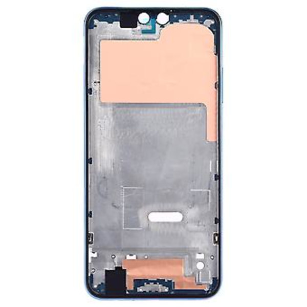 LCD Ramme Bezel Plade til Huawei Y9 (2019) Sort (Blå)