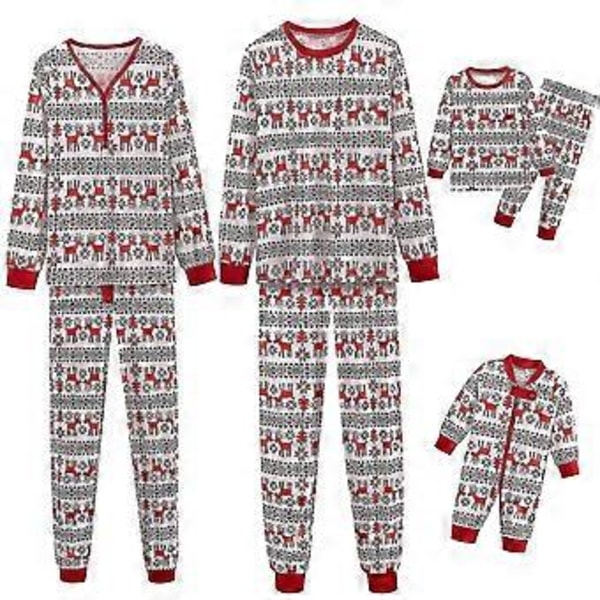 Jouluperheen Matchivat Pyjamat, Unelma-asu, Jouluinen Yöasu Aikuisille ja Lapsille (3kk Vauva)