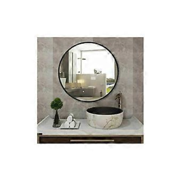 Baderomsspeil, Rund 40 cm i diameter