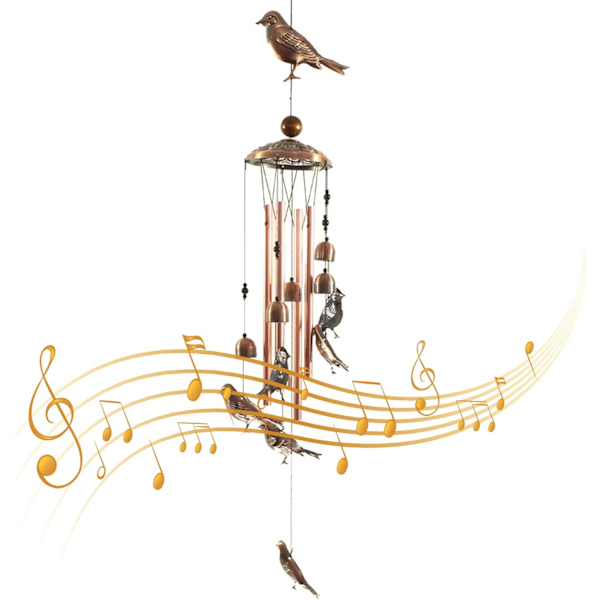 Muotoillut tuulikellot, romanttiset mobiilituulikellot, tuulenpyydystin, Ch
