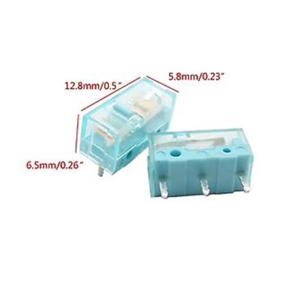 for Logitech G Pro X Superlight Mus Topp Hovedkort Micro Switch Knappebrett (Blå)