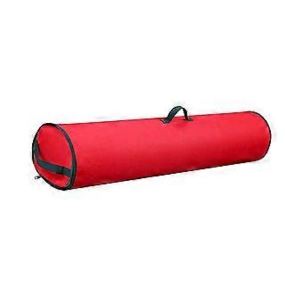 Joulupaperin säilytyspussi Joulupaperin pidike vetoketjuilla Tilaa säästävä joulupaperin järjestäjä perheen kotiin (Punainen)