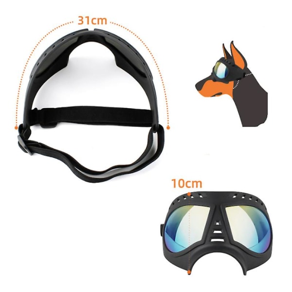 Hunde Goggles Lille Race Anti-uv Hunde Solbriller Til Små-mellemstore