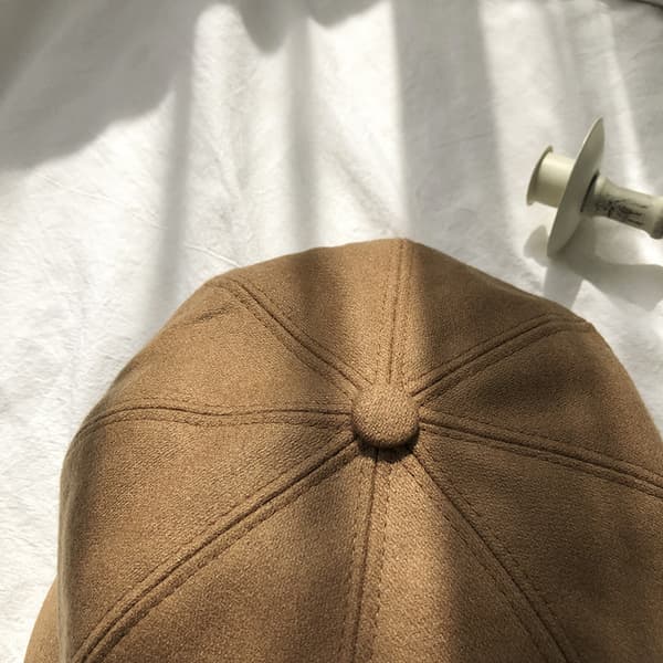 Kvinder Beret Blød Hue Efterår Vintage Hue Hat Visir Vinter