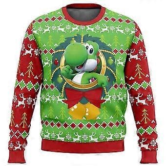 Mario Kart Grim Jule Sweater Gave Julemand Pullover Mænd 3d Sweatshirt Og Top Efterår Og Vinter (2XL style 3)
