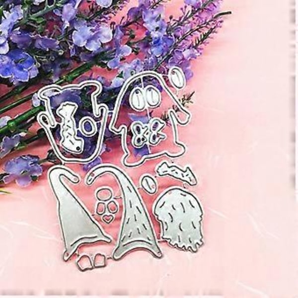 Söt Ansiktslös Docka Die-Cut Metall Jul Klipp Dödar Mall DIY Scrapboo