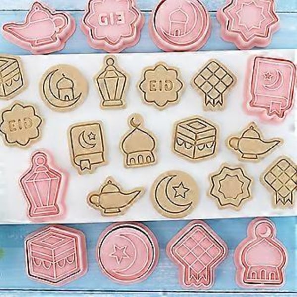 10 st Kakformar Livsmedelsgodkänd Flera Former Slät Yta Non-stick Lätt att Lossna DIY Bakverktyg Tårtdekorationsverktyg Fondantformar Party Sup