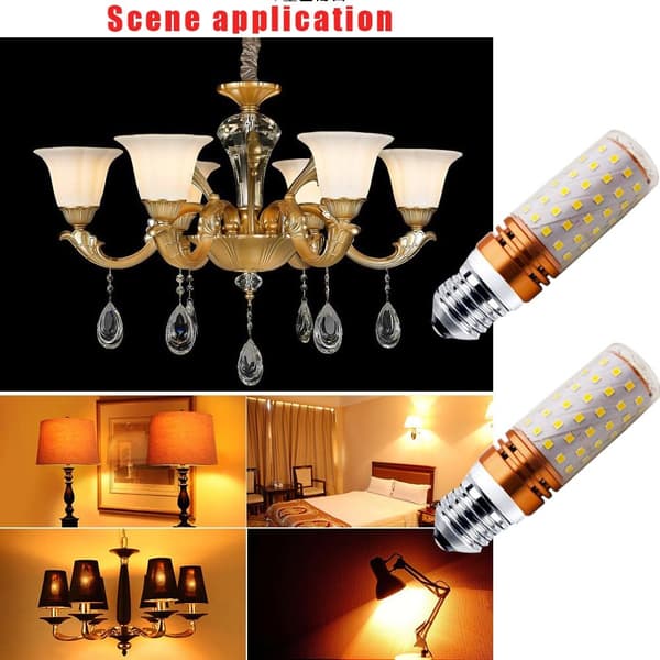 E27 LED 16W Varmhvit Lys 3000K LED Lampe Maispærer 150W Incan