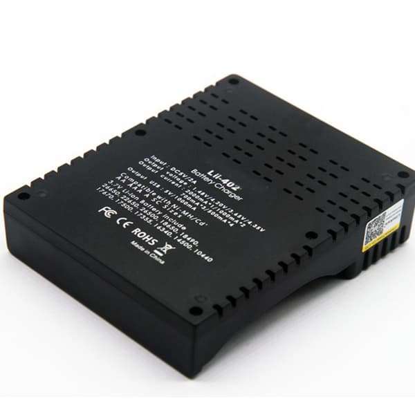 LII - 402 18650 / 26650 / 16340 litiumbatterilader