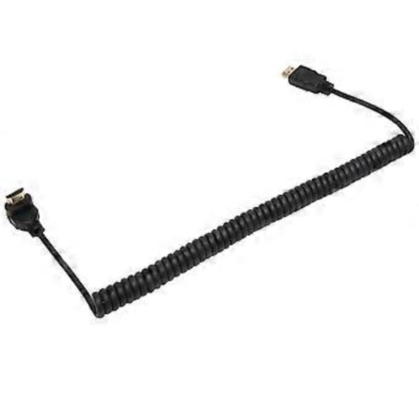 90 Grader Op Vinklet HD Multimedia Interface Han til Han Forlænger Spiral Kabel til Computer/TV