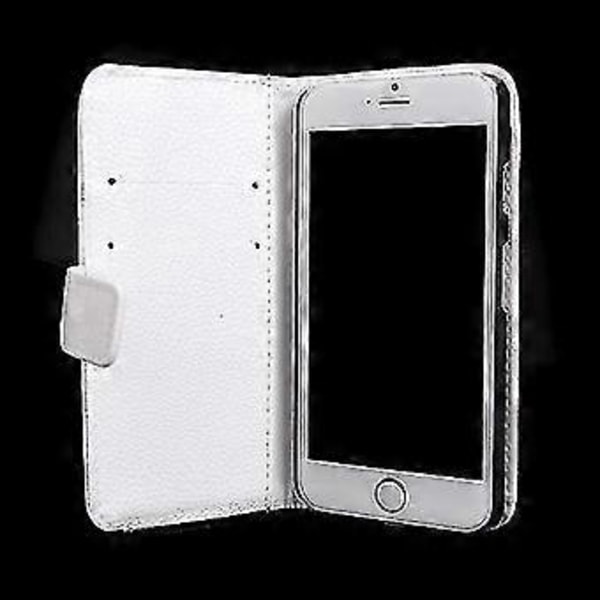 hmwy-fashion flip PU-läder bling blomma plånbok skyddsfodral med kortfack för iPhone 6 Plus