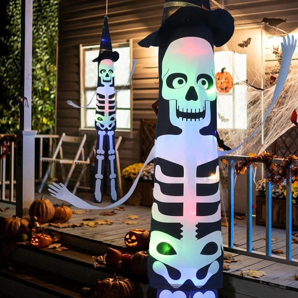 Halloween hængende spøgelse, Halloween hængende dekoration med LED-lys