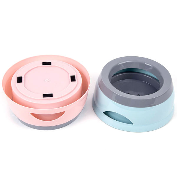 Rose Bol d'eau pour chiens en déplacement 750 ml, anti-fuite an