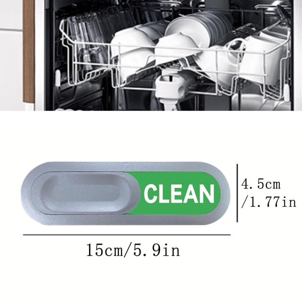 Smutsig, ren, skylt, diskmaskinsmagnet rolig rengöringsskylt indikator diskmaskin magnetisk skylt ren a
