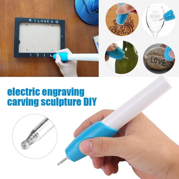 Sähköinen kaiverruskynä, DIY-korujen kaiverrustyökalu, Mini Portable E