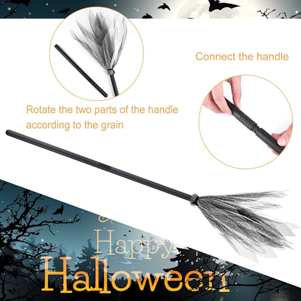 4 st Halloween häxkvart onda häxkostymprops dekoration