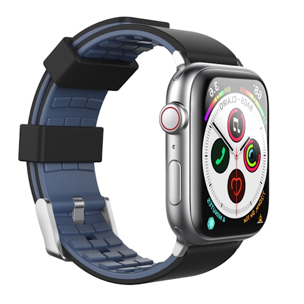 Noir Duotone Armband för Apple Watch 45mm 44mm 42mm, Armband