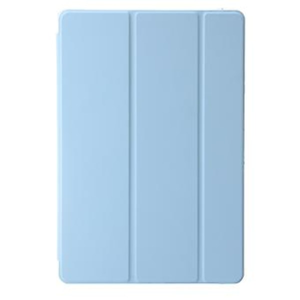 3-Taitettava Selkeä Akryyli Nahkakotelo Samsung Galaxy Tab S9 Ultra/S8 Ultra:lle (Jääsininen)