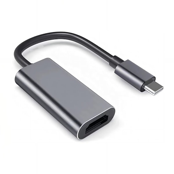 Harmaa USB Type C - HDMI 4k -sovitin (Thunderbolt 3 -yhteensopiva) w
