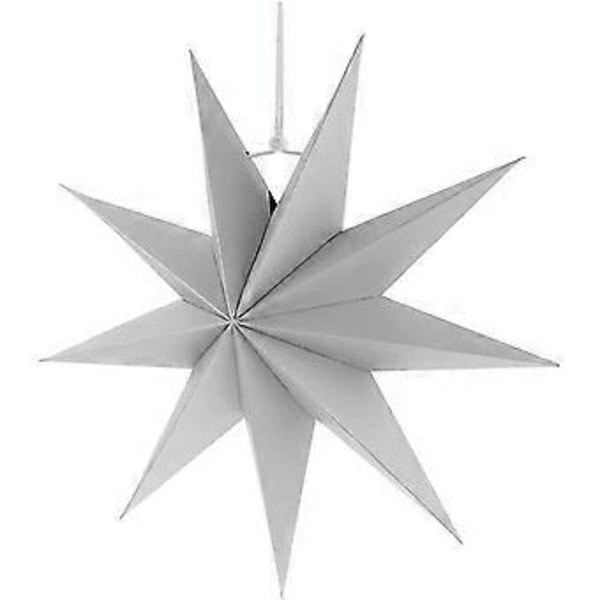 Foldestjerner 3 stk, Diameter 60 cm, 9-punkts Lukket Overflade