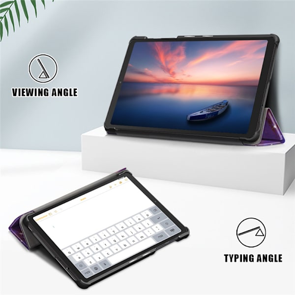 Etui for Samsung Galaxy Tab A7 lite 8.7\" - Slank beskyttende deksel med stativ og automatisk søvn