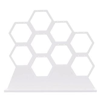 Display Organizer för Hängande Örhängen Stift Vaxkakeform Displayställ