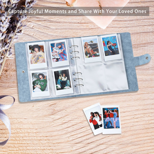200-lommet Instax fotoalbum til Polaroid Snap & SnapTouch Zip Mint og Fujifilm Instax Mini 11 90
