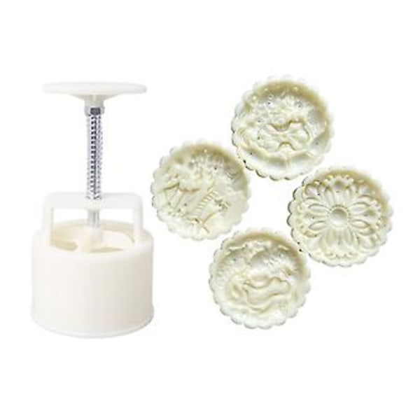 150g/200g Plast Mooncake Formar Mooncake Form DIY Bakning Kökstillbehör (150g)