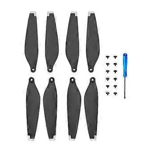 Reservedele til Mini 3 Pro Drone Propeller - Blader, Vinger, Fans (Sæt med to Sølv)