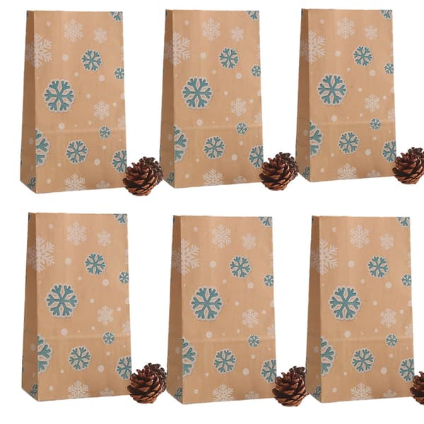 12-pack snöflingformade julklappsaskar, julhantverk