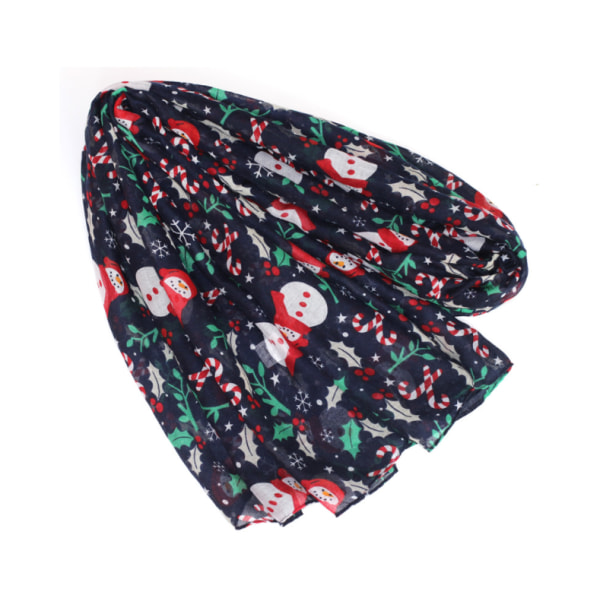 Jul Infinity Scarf Lättviktig Loop Sheer Scarves för Kvinnor