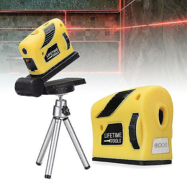 4 i 1 Multifunksjonell Laser Nivå Lever Nøyaktig 360 ​​Grader Hor