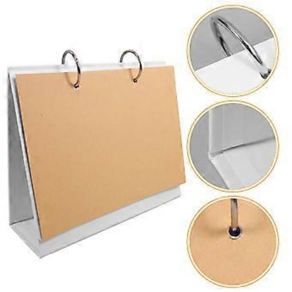 Blank Kalender DIY Graffiti Memo Kalender DIY Kalender Planlegger Flip Kalender for Gave