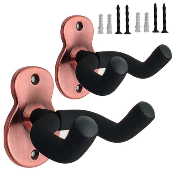 (skicka spikar) Antik Koppar Röd Färg - 2-pack Metallgitarrvägg M