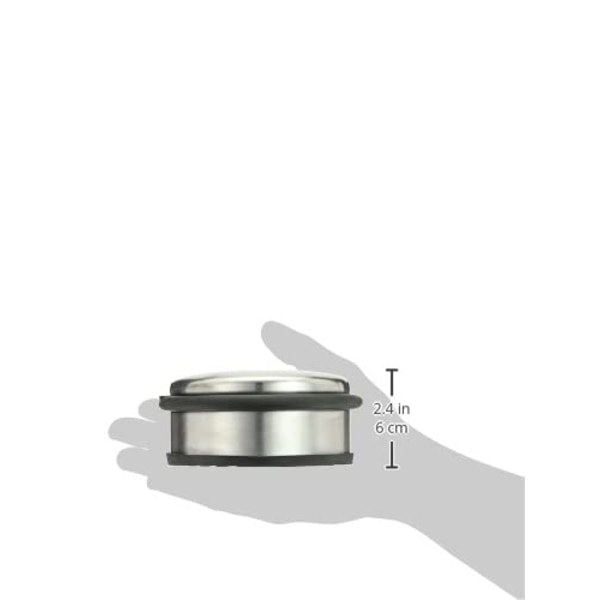 TL74052 Rostfria dörrstopp, 10 cm diameter x 4 cm höjd, 1