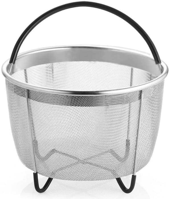 Bærbar dampkoger i rustfrit stål 24 * 12 cm, trykkoger damp