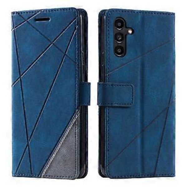 Stativfodral för Samsung Galaxy A35 5G - Anti-Repskyddande PU-Läder Plånboksmobilfodral (Stil B)