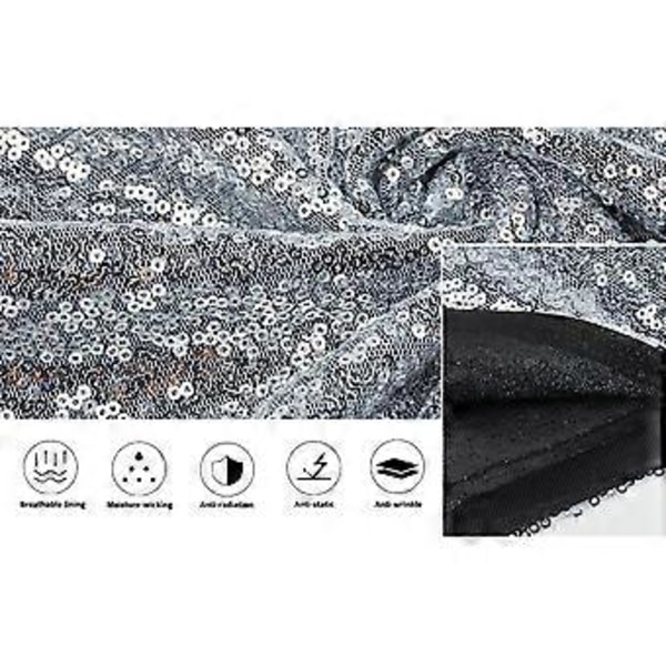 Paljettipaita miesten kimaltava lyhythihainen klubibileisiin, kiiltävät paidat (2XL)