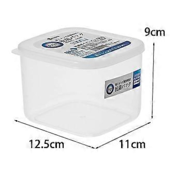 Overnight Oatmeal Behållare Matlåda Transparent med Lock Havregrynsbehållare för Frukost (1000ml)