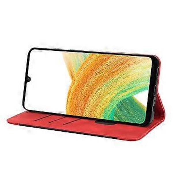 Samsung Galaxy A55 5G -kotelo PU-nahasta, iskunkestävä, lompakko, puhelimen suojakotelo (tyyli C)