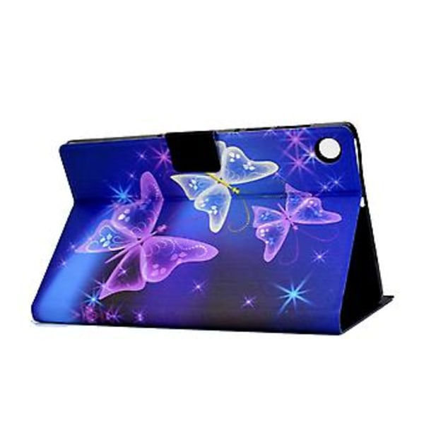 Nahkainen Tablet-kotelo Samsung Galaxy Tab A9+:lle (Tähtitaivas Perhonen)