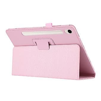 Litchi-tekstur Tablettveske for Samsung Galaxy Tab S9+ (Rose Red)