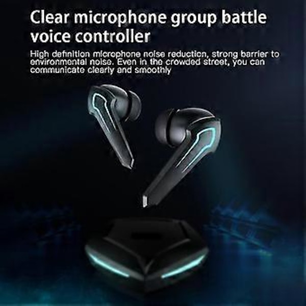 P30 Tws Gaming Hodetelefoner Trådløst Blåtann Headset Lav Latens Spise Kylling Mobilspill (A01)