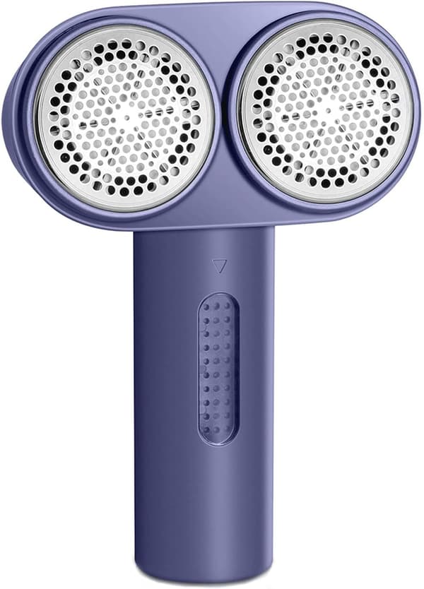 Fnugfjerner - Dobbelthovedet fnugtrimmer med 2-trins hastighedsregulering