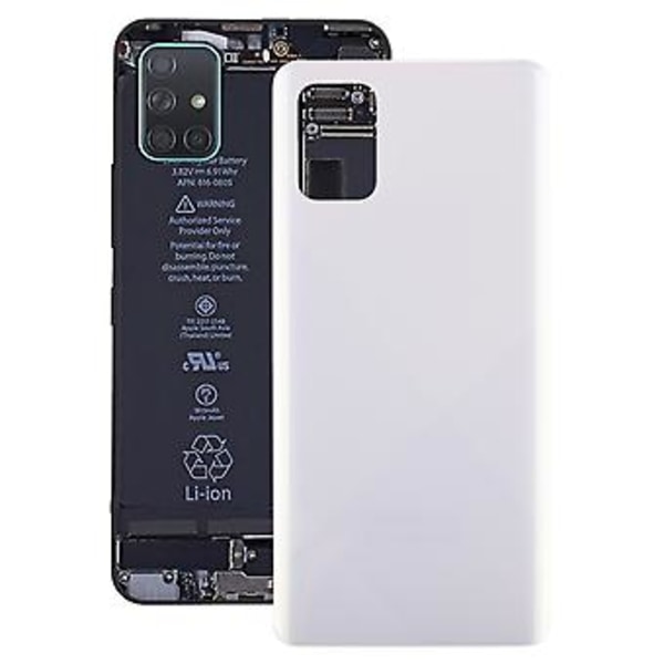 Batteribakdeksel for Galaxy A71 (Hvit)