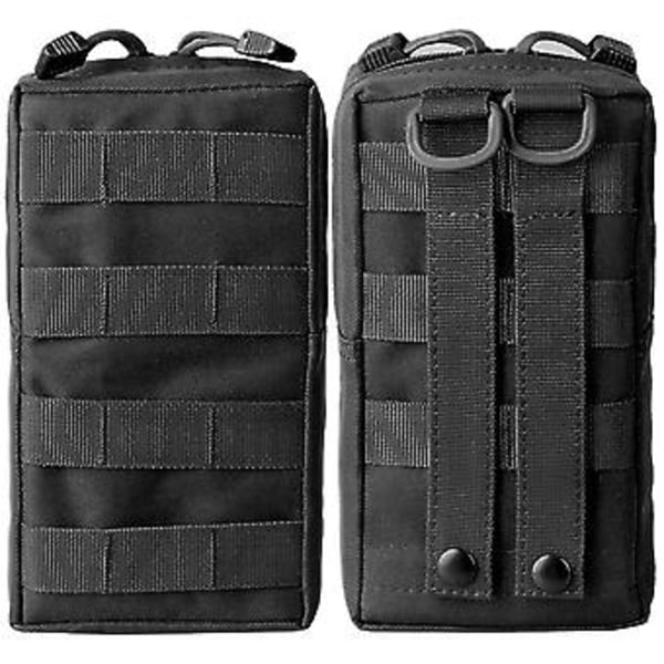 Molle-ficka Kompakt Utility Edc 600D Gadget Taktisk Hängande Midjeväska Verktyg (CP)