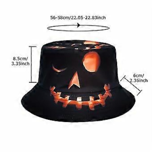 Trendig Unisex Solhatt Hinkhatt Perfekt För Halloween