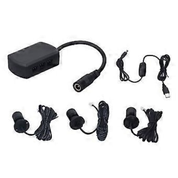 Mini LED Spotlights 5V USB Vitrinespotlight 1 til 3 Dæmpbar Lille Skabslys til Smykkesamling Sort Hvidt Lys