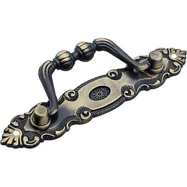 4 stk Møbelhåndtak Antikk Sink Skuffetrekk Bronse Skuffehåndtak Retro Skaphåndtak Dekorasjon Retro Dørhåndtak