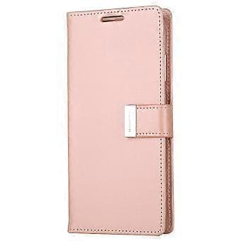 Lærveske for Galaxy S20 Ultra (Rosa gull)